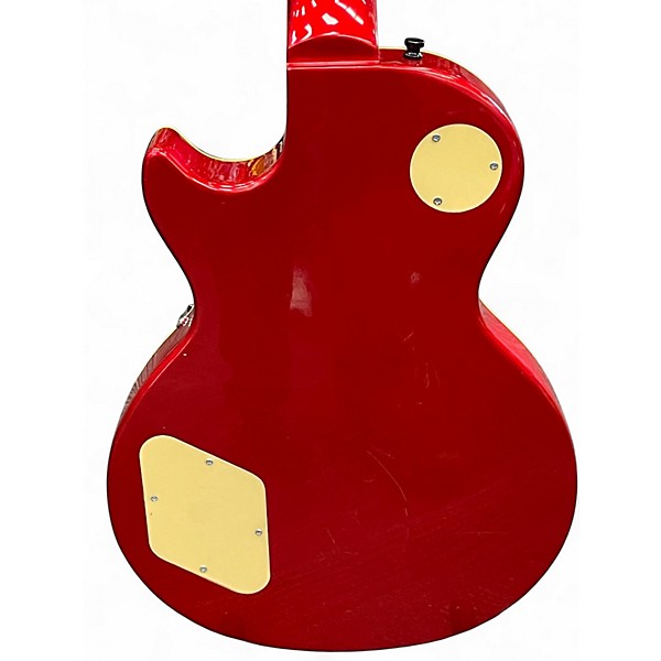 Used Epiphone Les Paul Deluxe Red Sparkle Solid Body Electric Guitar
