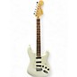 Used Squier Deluxe Hot Rails Stratocaster White Solid Body Electric Guitar thumbnail