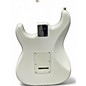 Used Squier Deluxe Hot Rails Stratocaster White Solid Body Electric Guitar