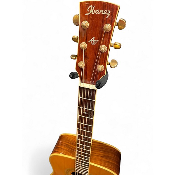 Used Ibanez AW100CE Natural Acoustic Electric Guitar