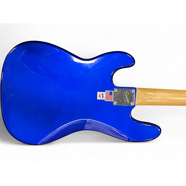 Used Squier Affinity Precision Bass Blue Electric Bass Guitar