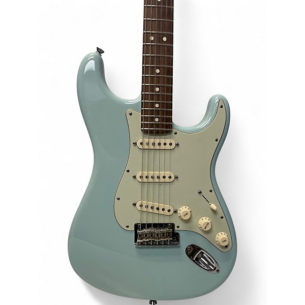 Used Fender FSR American Standard Stratocaster Sonic Blue Solid Body Electric Guitar