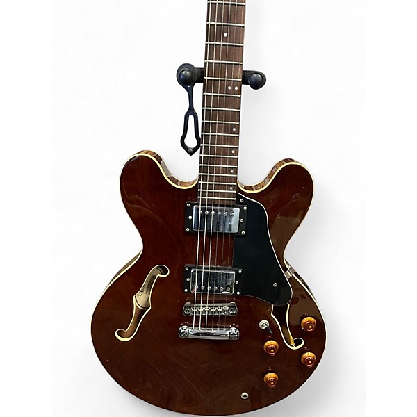 Used Vantage 635V Red Hollow Body Electric Guitar