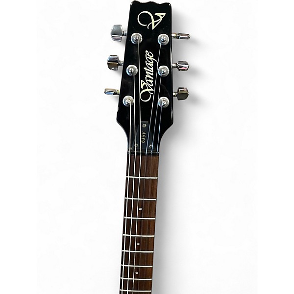 Used Vantage 635V Red Hollow Body Electric Guitar