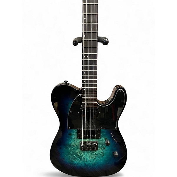 Used ESP LTD TE200DX Green Solid Body Electric Guitar