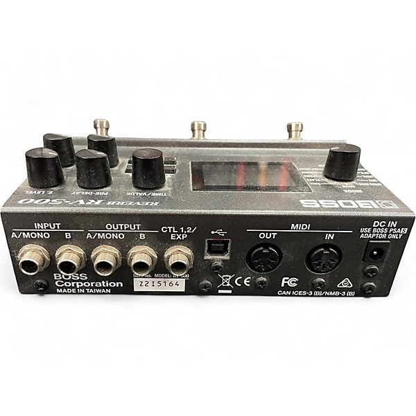 Used BOSS RV500 Reverb Effect Pedal