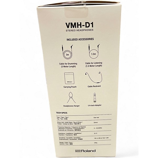 Used Roland vmh-d1 Noise Canceling Headphones