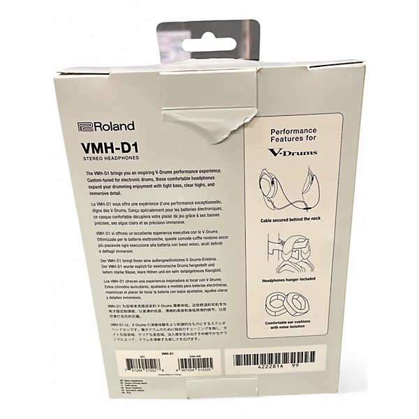 Used Roland vmh-d1 Noise Canceling Headphones