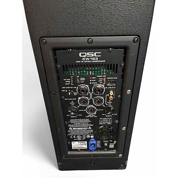 Used QSC KW153 15in 3-Way Powered Speaker