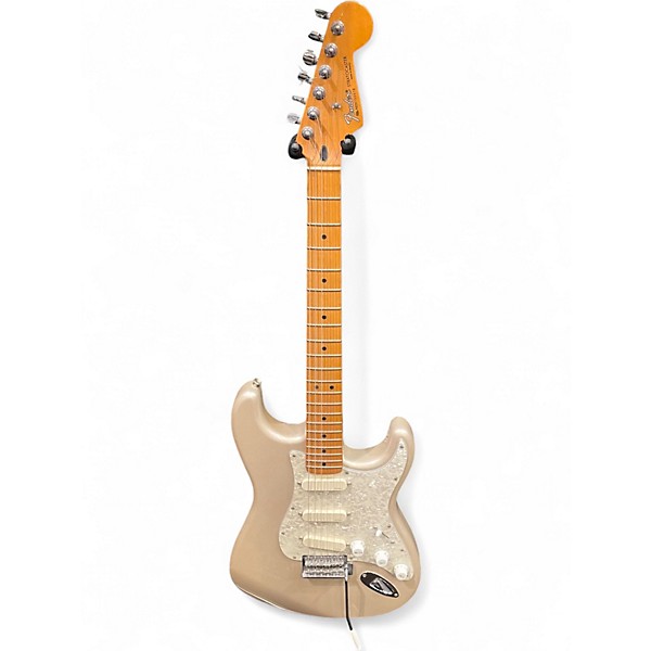 Used Fender Standard Stratocaster Olympic Pearl Solid Body Electric Guitar