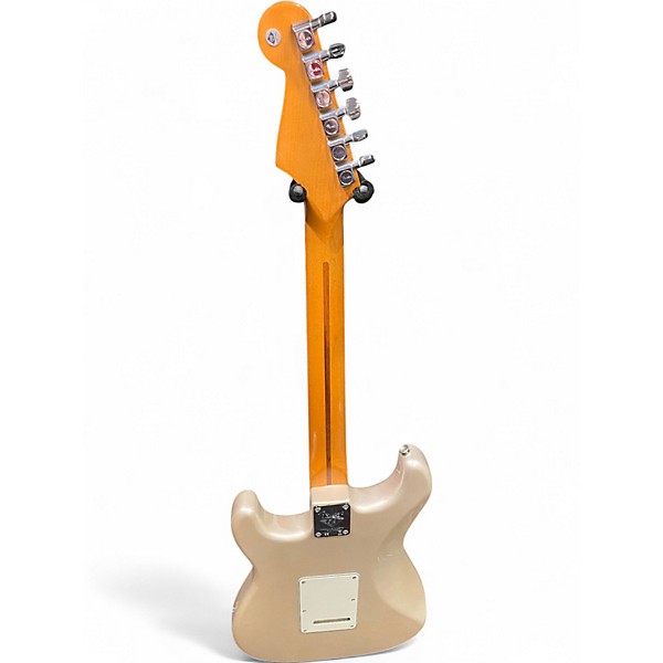 Used Fender Standard Stratocaster Olympic Pearl Solid Body Electric Guitar