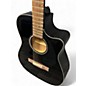 Used Fender CC60SCE Black Acoustic Electric Guitar
