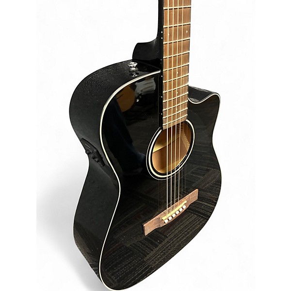 Used Fender CC60SCE Black Acoustic Electric Guitar