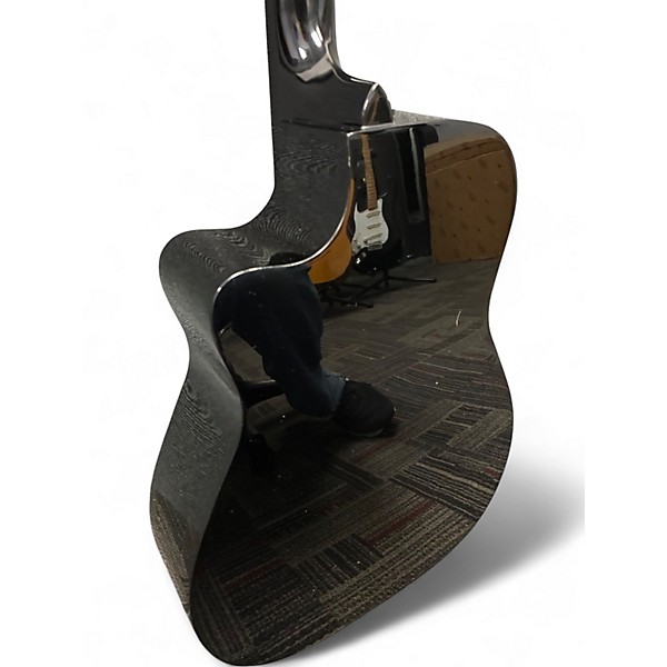 Used Fender CC60SCE Black Acoustic Electric Guitar