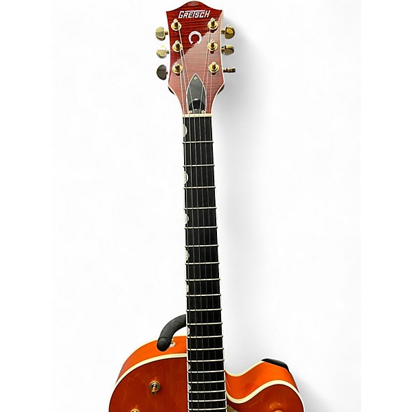 Used Gretsch Guitars G6120 Chet Atkins Signature Orange Hollow Body Electric Guitar