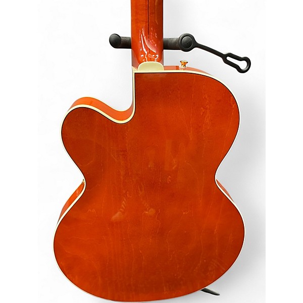 Used Gretsch Guitars G6120 Chet Atkins Signature Orange Hollow Body Electric Guitar