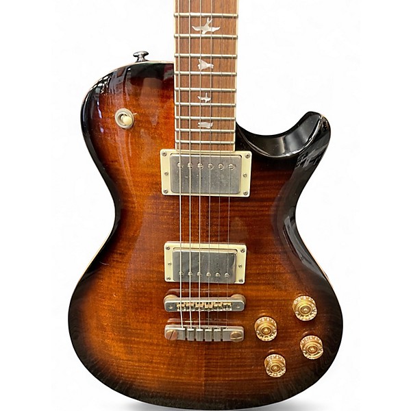 Used PRS SE Singlecut McCarty 594 Black and Gold Solid Body Electric Guitar