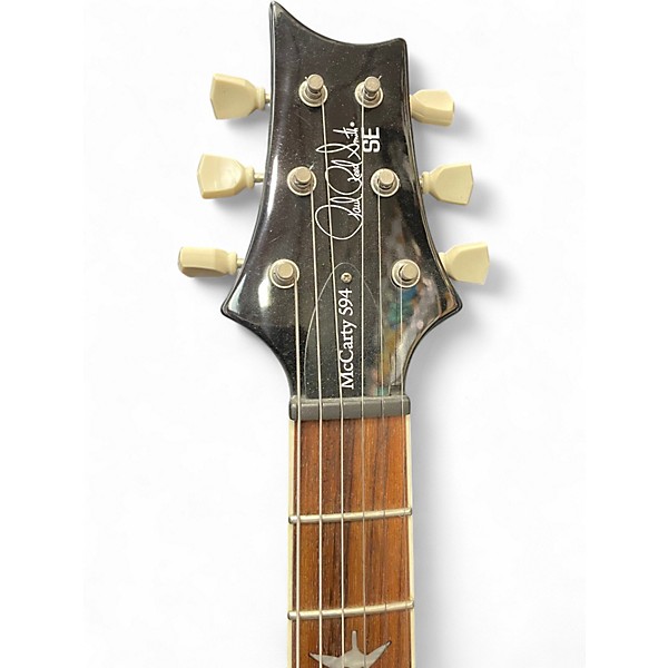 Used PRS SE Singlecut McCarty 594 Black and Gold Solid Body Electric Guitar