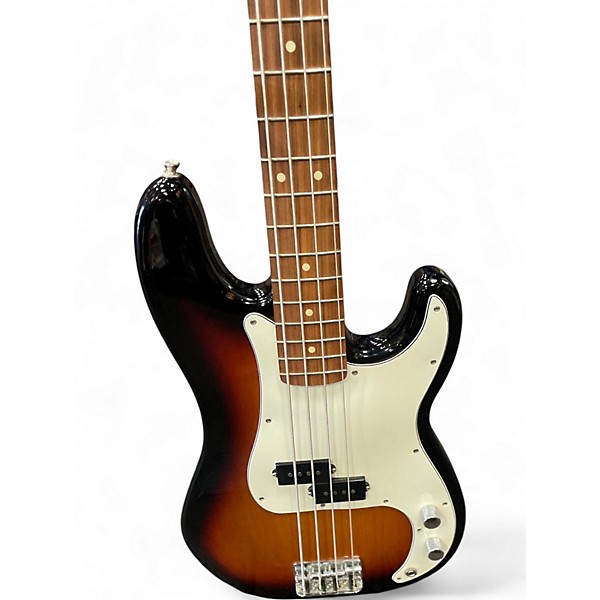 Used Fender player ii P Bass 3 Color Sunburst Electric Bass Guitar