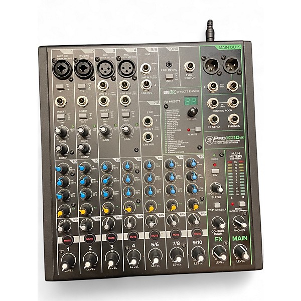 Used Mackie ProFX10v3 10Ch Powered Mixer