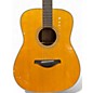Used Yamaha FGTAVT TRANSACOUSTIC DREAD Amber Acoustic Electric Guitar