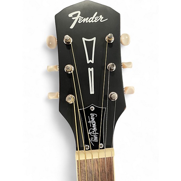 Used Fender Tim Armstrong Hellcat Mahogany Acoustic Electric Guitar