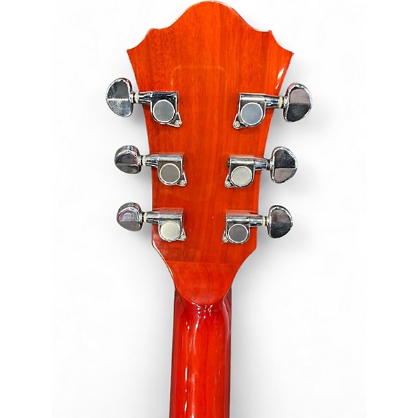 Used Ibanez AF75D Artcore Orange Hollow Body Electric Guitar