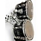 Used Pearl 2 Piece carbon fiber toms Black Acoustic Drum Pack thumbnail