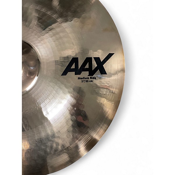 Used SABIAN 21in AAX Medium Ride Cymbal