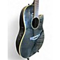 Used Ovation CC24 Celebrity Trans Black Acoustic Electric Guitar