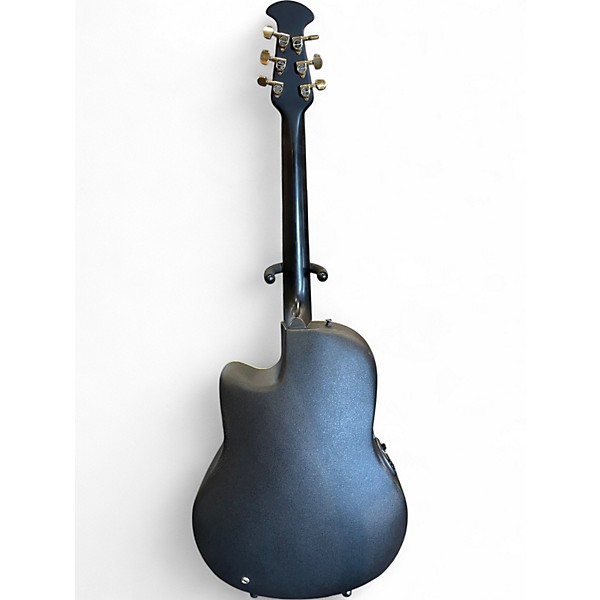 Used Ovation CC24 Celebrity Trans Black Acoustic Electric Guitar