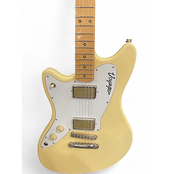 Used JENNINGS voyager Olympic White Solid Body Electric Guitar