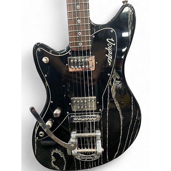 Used JENNINGS voyager Black Solid Body Electric Guitar