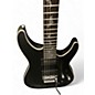 Used Schecter Guitar Research Damien Platinum Black Solid Body Electric Guitar