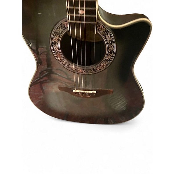 Used Ovation 1983B COLLECTORS EDITION Silverburst Acoustic Electric Guitar