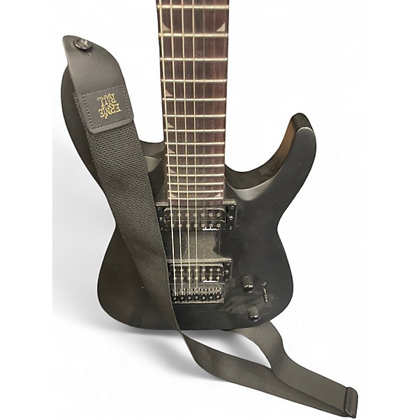 Used Jackson JS22-7 Dinky 7 String Black Solid Body Electric Guitar