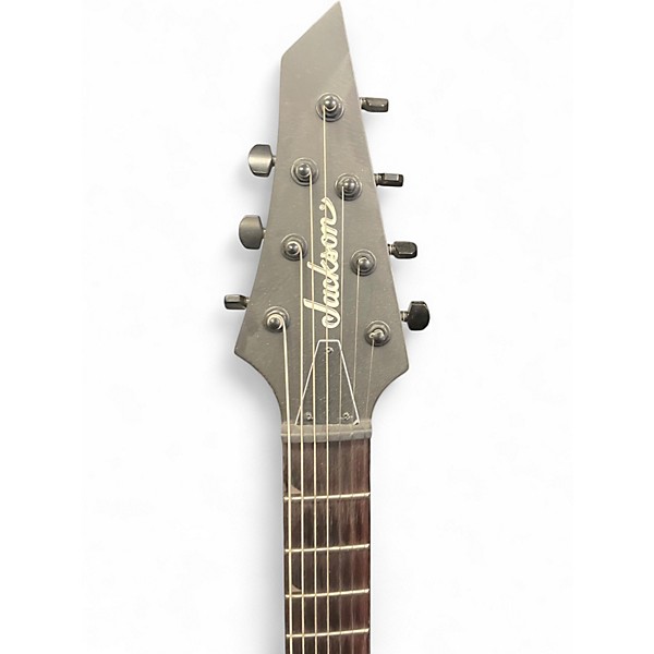 Used Jackson JS22-7 Dinky 7 String Black Solid Body Electric Guitar