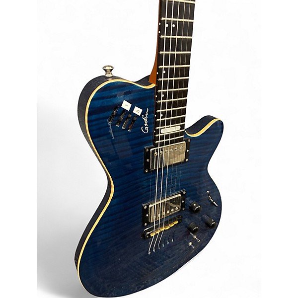 Used Godin LGX-SA Blue Solid Body Electric Guitar