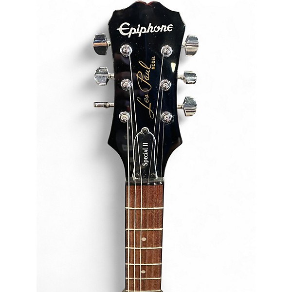 Used Epiphone Les Paul Special II Black Solid Body Electric Guitar