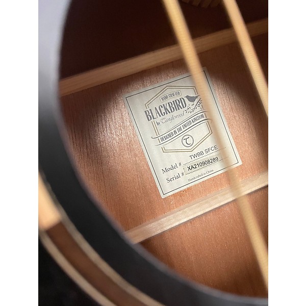 Used Tanglewood Blackbird Black Acoustic Electric Guitar