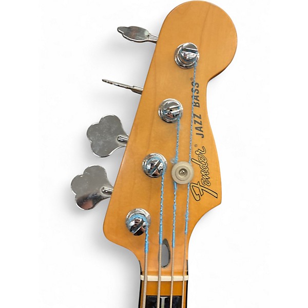 Used 2017 Fender Standard Jazz Bass Natural Electric Bass Guitar