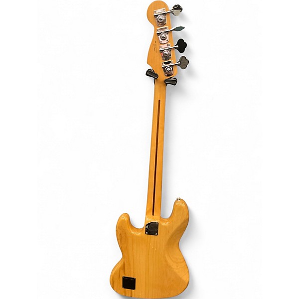 Used 2017 Fender Standard Jazz Bass Natural Electric Bass Guitar