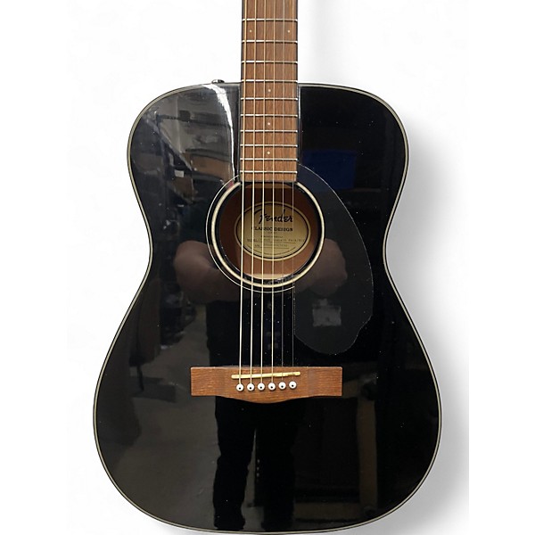 Used Fender CC60S Black Acoustic Guitar
