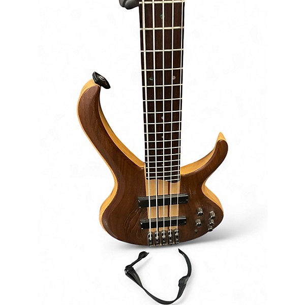 Used Ibanez BTB675 5 String LOW GLOSS NATURAL Electric Bass Guitar