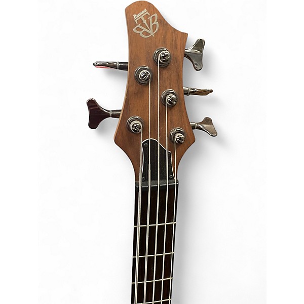 Used Ibanez BTB675 5 String LOW GLOSS NATURAL Electric Bass Guitar