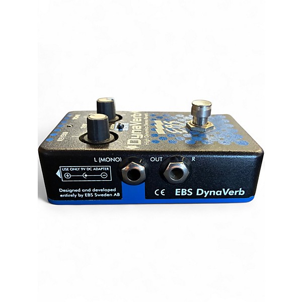 Used EBS DynaVerb High Dynamics Stereo Reverb Bass Effect Pedal