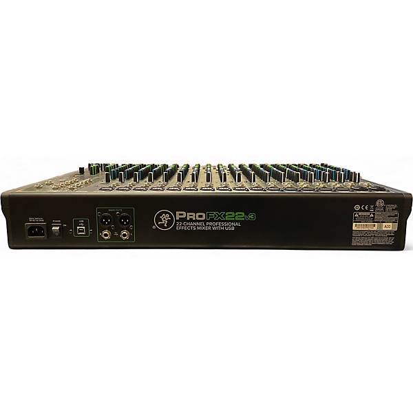 Used Mackie ProFX22v3 22Ch 4Bus Powered Mixer