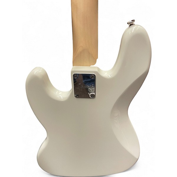 Used Squier Affinity Jazz Bass Olympic White Electric Bass Guitar