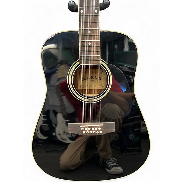 Used Carlo Robelli 12 STRING Black 12 String Acoustic Guitar
