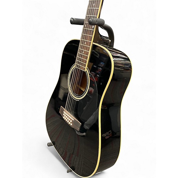 Used Carlo Robelli 12 STRING Black 12 String Acoustic Guitar